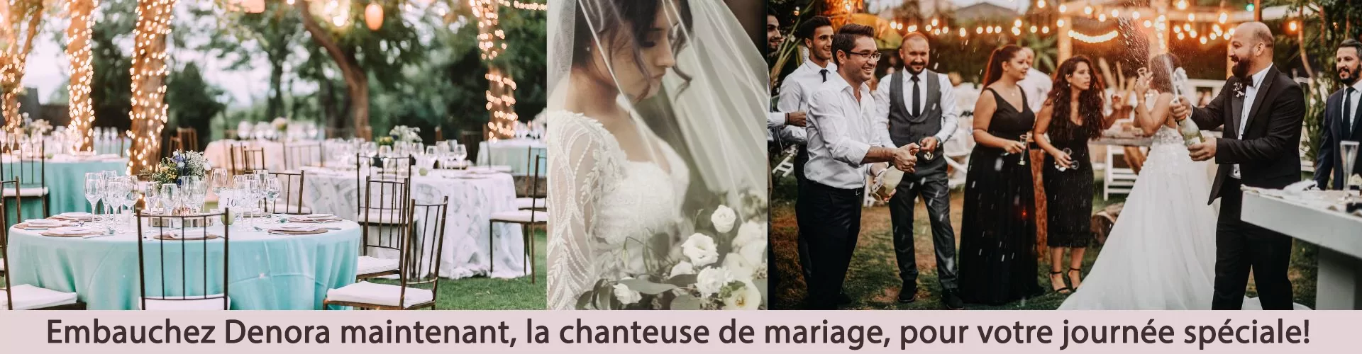 Chanteuse pour Mariage in Cannes French Riviera Denora Music