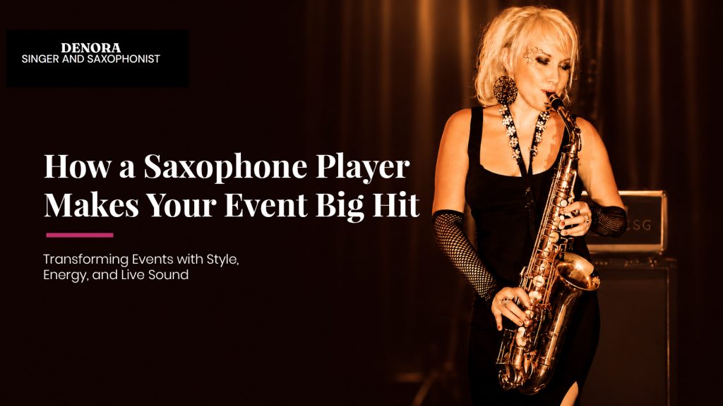 How Can A Saxophone Player Make Your Next Event A Big Hit