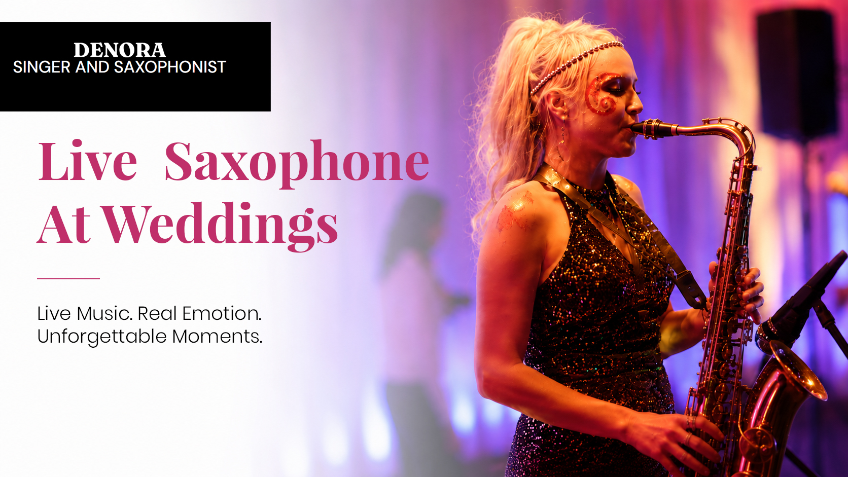 What Makes a Live Saxophone Performance Special at Weddings